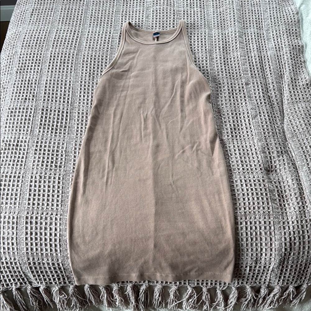NWOT Old Navy Brown Midi Tank Dress